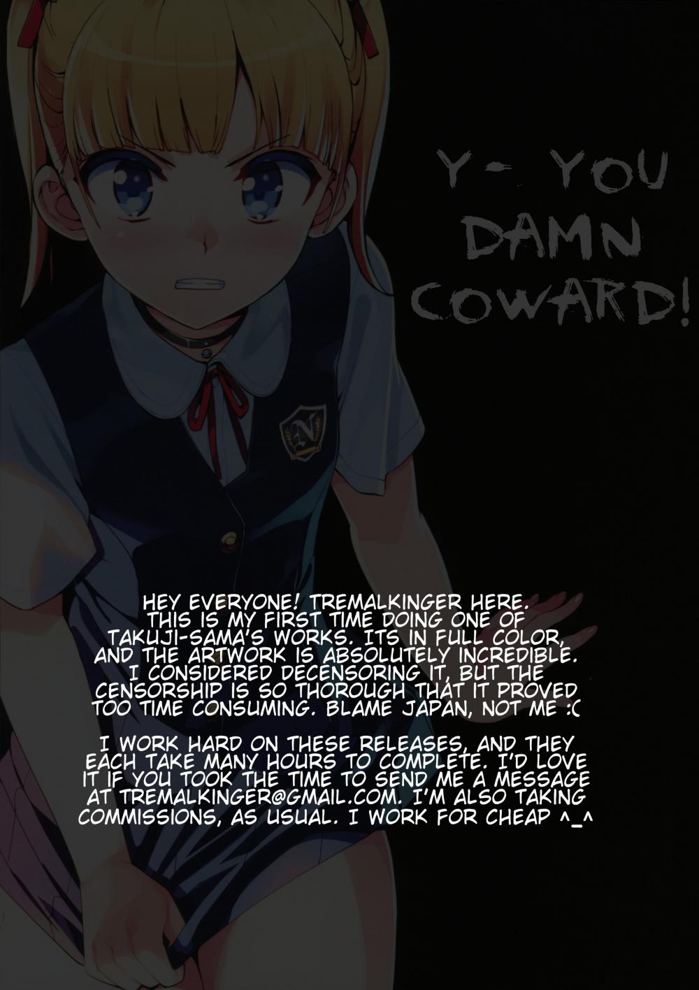 Hentai Manga Comic-Y-You Damn Coward!-Read-3